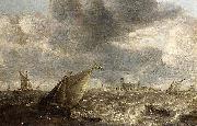 Abraham van Beijeren River Landscape oil painting reproduction
